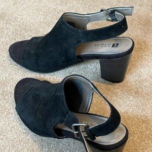 White Mountain Leather Suede booties